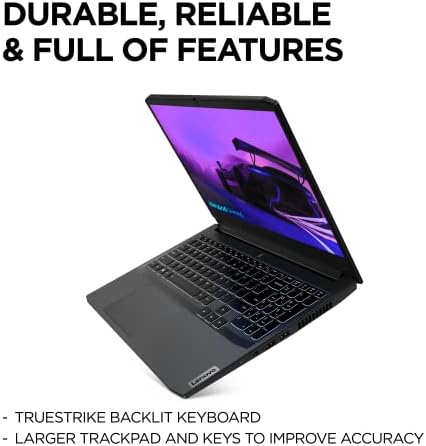 Lenovo IdeaPad Gaming 3 15.6 Inch FHD Laptop - (AMD Ryzen 5 5600H, NVIDIA GeForce RTX 3050 4GB GDDR6, 8GB RAM, 512GB SSD, Windows 11) - Shadow Black