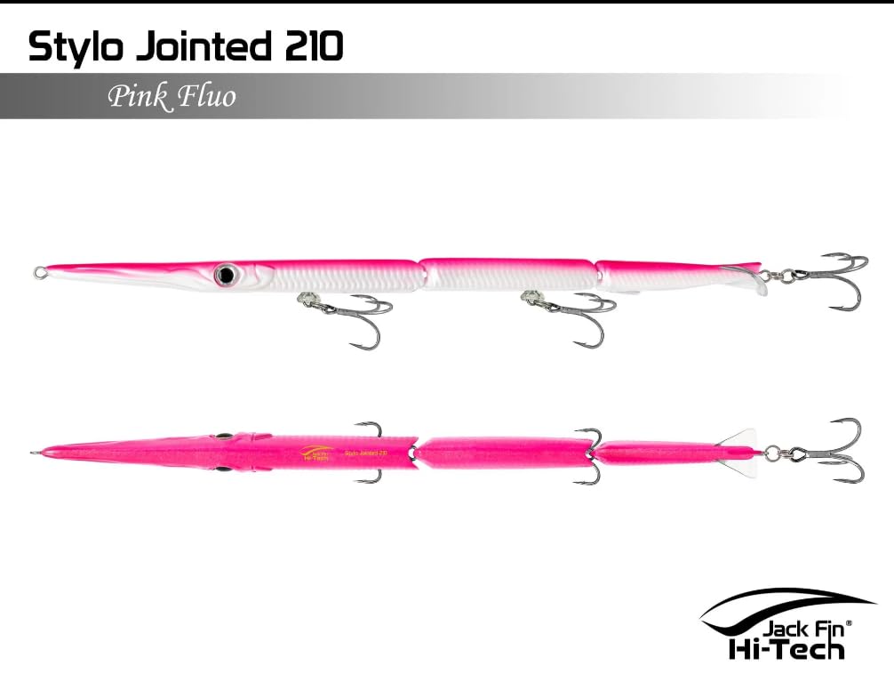 Artificiel Jack Fin Stylo articulé 210 couleur rose par Marlin bleu de Montanari Marco à Porto Corsini