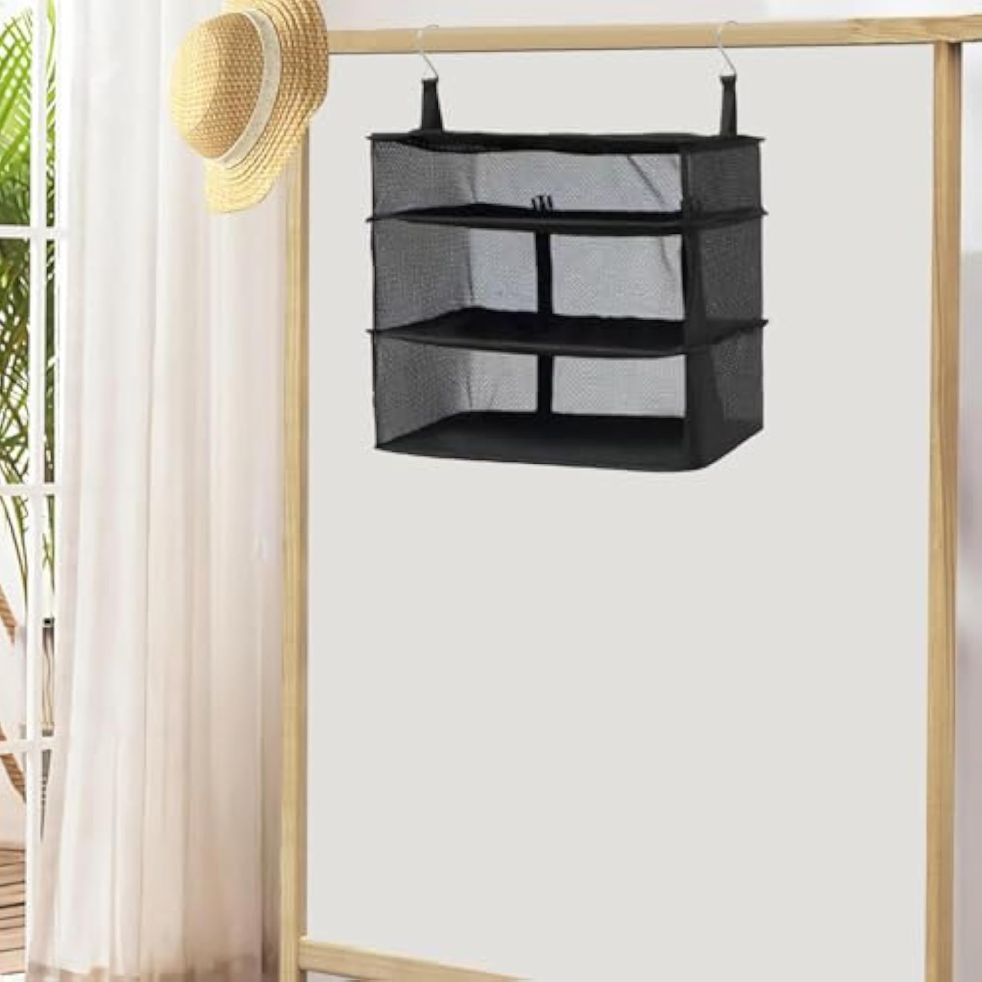Multipurpose Hanging Compression Packing Cube, Black