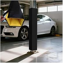 Parking Garage Pole Padding Wrap Around Foam Self Adhesive Basement Pole Cover, 5ft 6ft 7ft Tall Square Basketball Poles Protectors Pad Pole Protection PaddingSize8"X4" LxW,ColorH 6ft