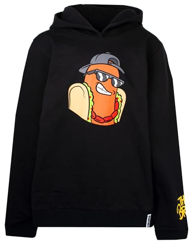Fortnite - Sudadera negra con capucha para niños, diseño de...