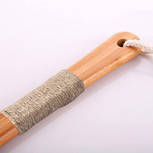 Spazzola da bagno Trattamento naturale della criniera di suino Massaggio del corpo in legno Spazzola da bagno per la salute Scrub per il lavaggio del corpo Spazzola per il corpo esfoliante pulita
