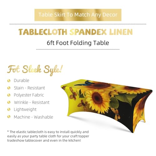Nappe de table extensible lavable et infroissable pour extérieur - 6