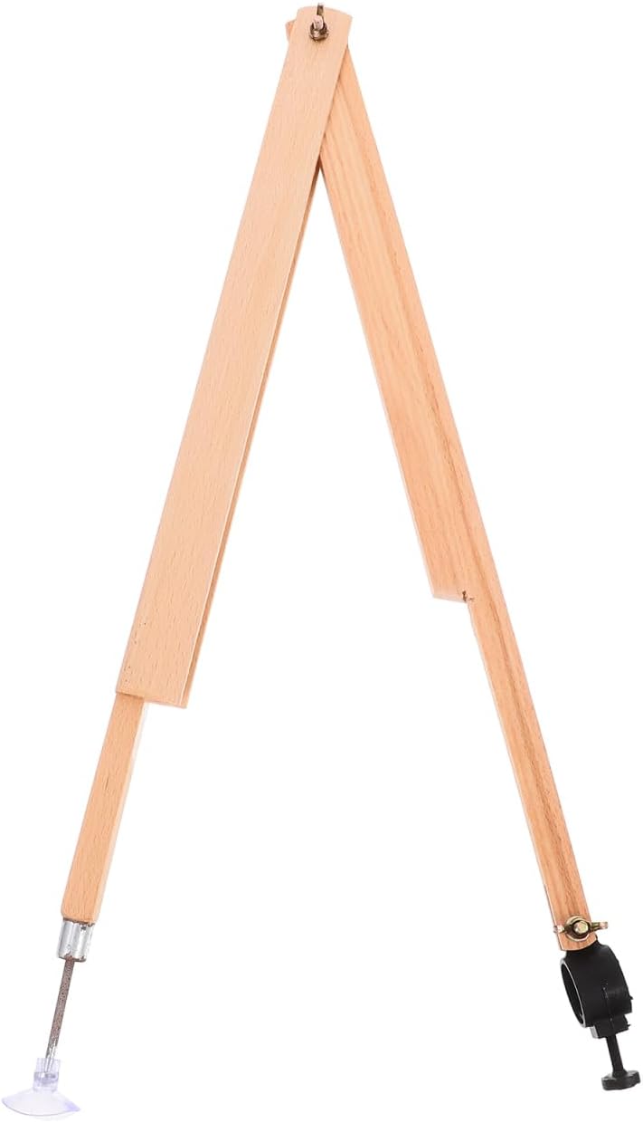NUOBESTY Wooden Teaching Compass for Whiteboard and Blackboard Large Adjustable Radius Drawing Tool for Classroom Demonstrations and Drafting