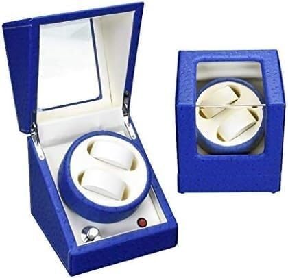 Mechanical Watch Shaker Automatic Double Watch Winder, 4 Rotation Modes, Quiet Motor with Watches Storage Display Box