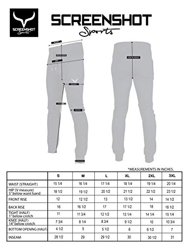 image for Screenshot SPORTS-A4052 Mens Premium Slim Fleece Pants Cargo Pockets -