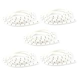 Ruilogod コンケーブ コンバース ナンバー 7 パターン ケーブル マーカー ラベル ホワイト 5個