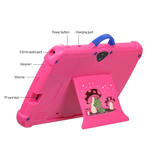 Q8 7 polegadas tablet infantil ips tela 1024 * 600 resolução 1 gb + 8 gb memória android 6.0 suporte