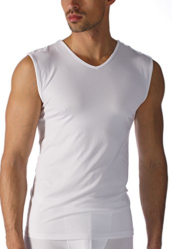 Preisvergleich Produktbild Mey Basics Serie Software Herren Shirts ohne Arm Weiß 6