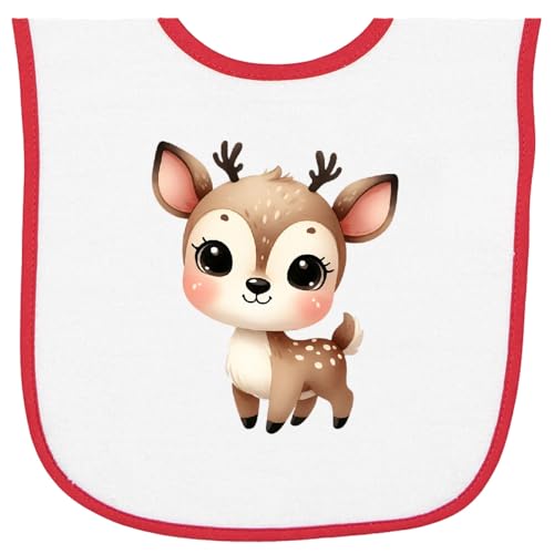 inktastic Baby Deer Baby Terry Cloth Bib