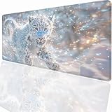 【BASE EN CAOUTCHOUC ANTIDÉRAPANTE STABLE】: La base en caoutchouc naturel antidérapant dense offre une grille extra lourde pour s'assurer que le tapis de souris reste en place en toute sécurité. Mouse Pad aide à empêcher le coulissement du pad indésirable efficacement lors de la dactylographie. Grand tapis de souris pour bureau est disponible pour toute surface plate, dure, de bureau.