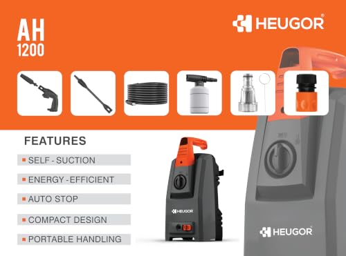Image of AH 1200 High Pressure Washer 1200W 1450 PSI