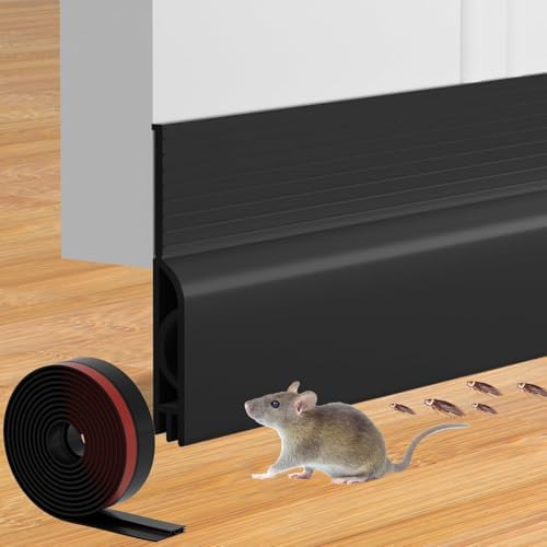 Silicone Door Draft Stopper, Adjustable Weather Stripping Door Se...