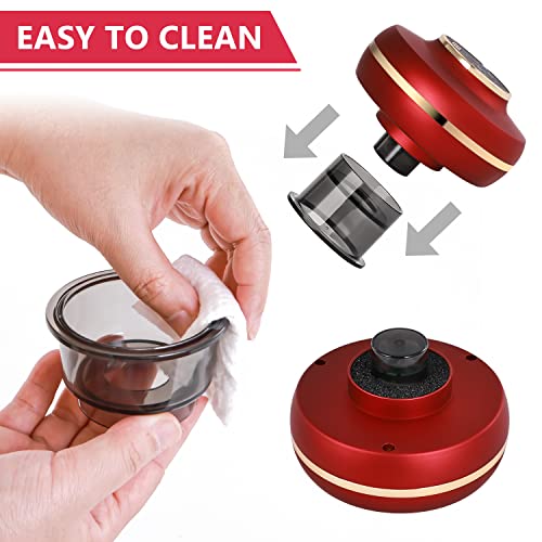 Cenoz Cupping Therapy Set, Electric Smart Cupping Therapy Massager, Cellulite Massager Remover, Guasha Tool With Red Light Therapy, 2 Suction Cups For Body (Red) #TOP4