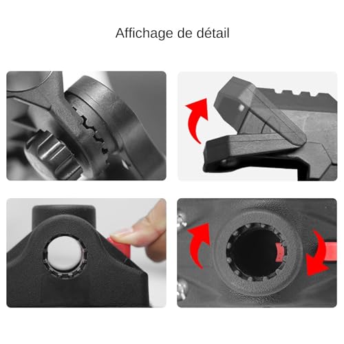 Support pour canne à poisson polyvalent contre la fatigue en mer
