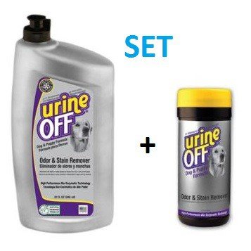 Set  orina eoff Formula Inyector  Perros + orina eoff Toallitas 35pieza