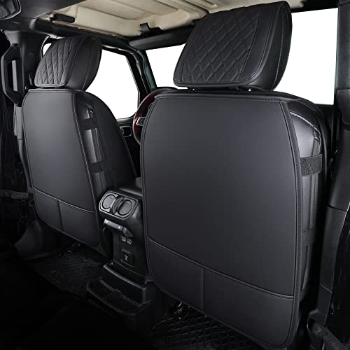Image of Aierxuan Front Jeep Wrangler JK JL Seat Cover 2 /4 Door, Black-Red