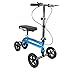 Price comparison product image KneeRover Economy Knee Scooter steerable Knee Walker Crutch Alternative with Dual Braking System in Metallic Blue