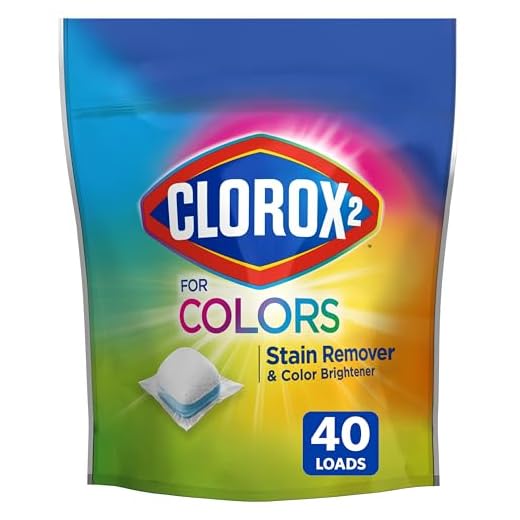 Clorox 2 for Colors - Stain Remover and Color Brightener Packs, 40 Count (Packaging May Vary)