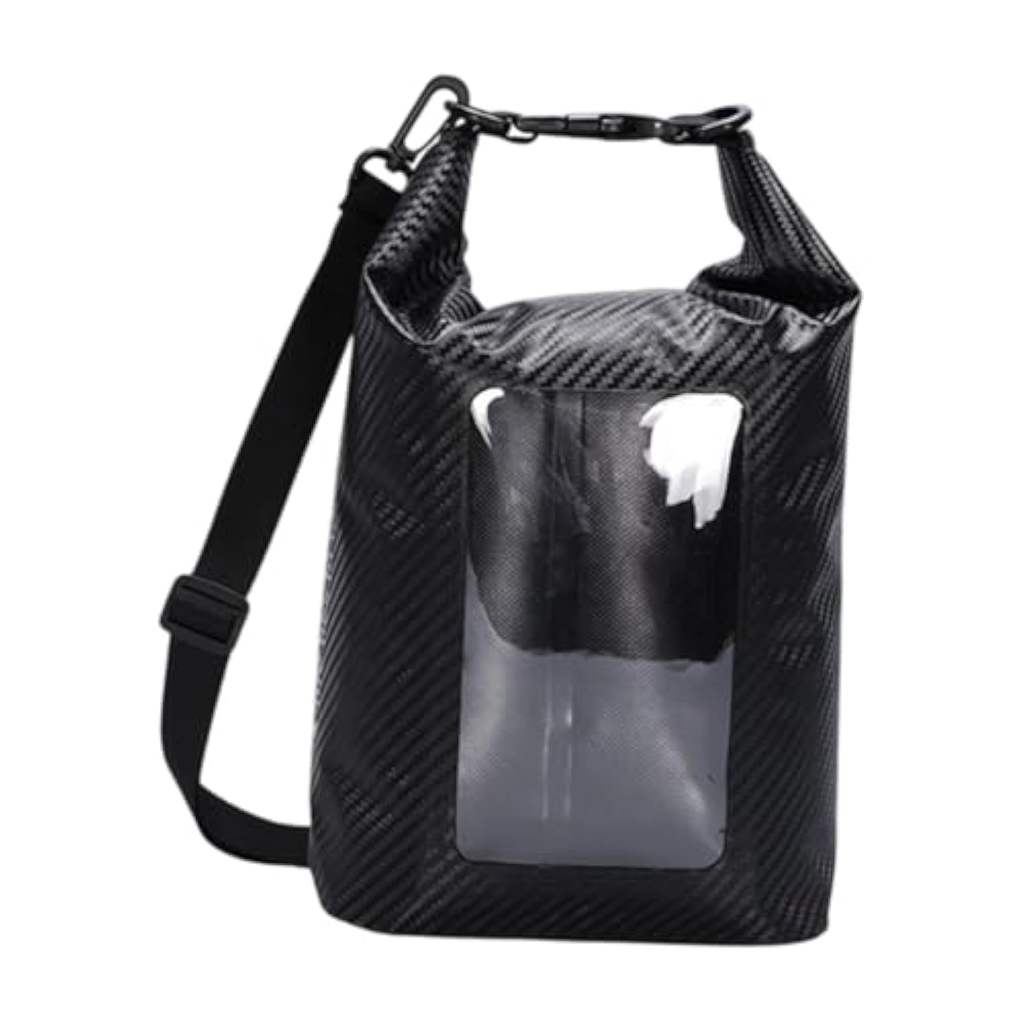 5L Waterproof Outdoor Sack Dry Bag for Trekking, Black