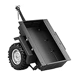 BIOSA Trailer für 1/10 RC Crawler Axial SCX10 90046 TRX4 TRX6 Metallblattfeder Anhänger RC Car Engineering Vehicle Fahrzeugmodelle
