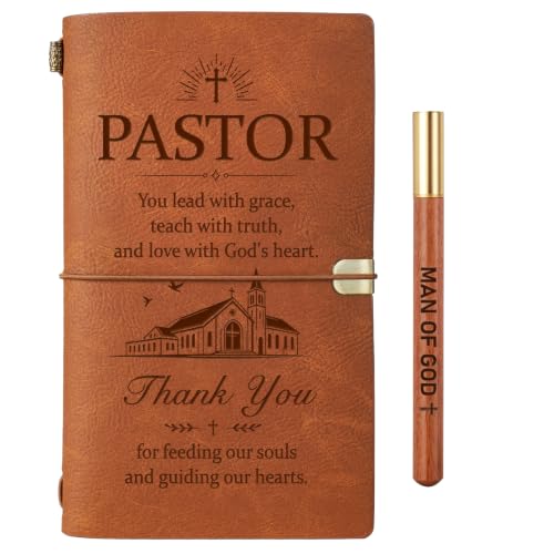 Leather Journal Notebook with Pen
