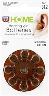 Rite Aid 8 Hearing Aid, Size 312-1 Pack