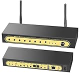  Convertidor de Audio 5.1CH Decodificador Airplay DLNA WiFi Music Box aptXHD Bluetooth 5.0 Receptor DAC DTS HD Dolby Atmos Fibra Óptica ARC Coaxial Transmisión Inalámbrica
