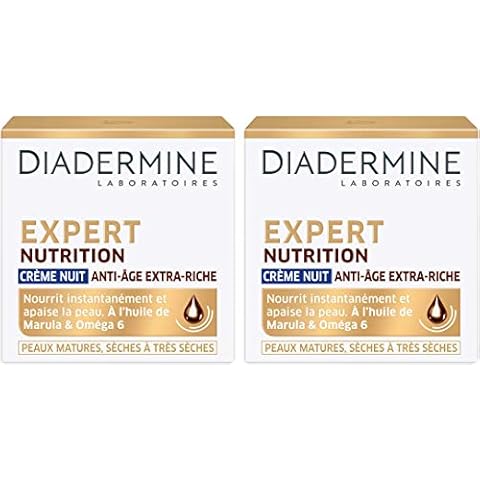 Diadermine Expert Nutrición 3D Crema de Noche, 50 ml, Pack de 2 Cover