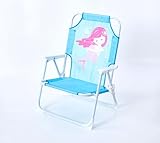IDEA NUOVA Beach Chair Silla de Playa para Exteriores para niños, 12" D x 14.75" W x 19" H