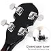 Kmise 5 String Resonator Banjo,Professional Sapele Back Full Size Banjos Starter Kit with Bag Tuner Strap Strings Picks Ruler Wrench Bridge