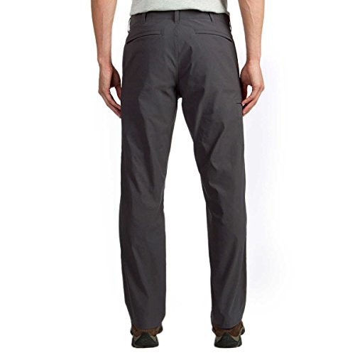 Unionbay Mens Rainier Lightweight Comfort Travel Tech Chino Hiking Pants, Charcoal, 34W X 30L Us #TOP1