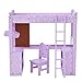 Letto a Castello e Scrittoio per Bambole Giochi Ruolo Olivias World TD-0204AP