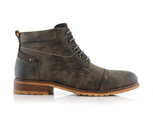 Image of Ferro Aldo Men's Ankle Boots | Lace-Up Cap Toe Chukka Style Dress Boot | Casual Fashion for Work