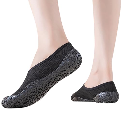 Scarpe da Tapis Roulant | Calzature Morbide da Palestra Indoor Donna - Sneakers Calzino Comode Suola Morbida Antiscivolo Basse per Pilates Fitness Aerobica