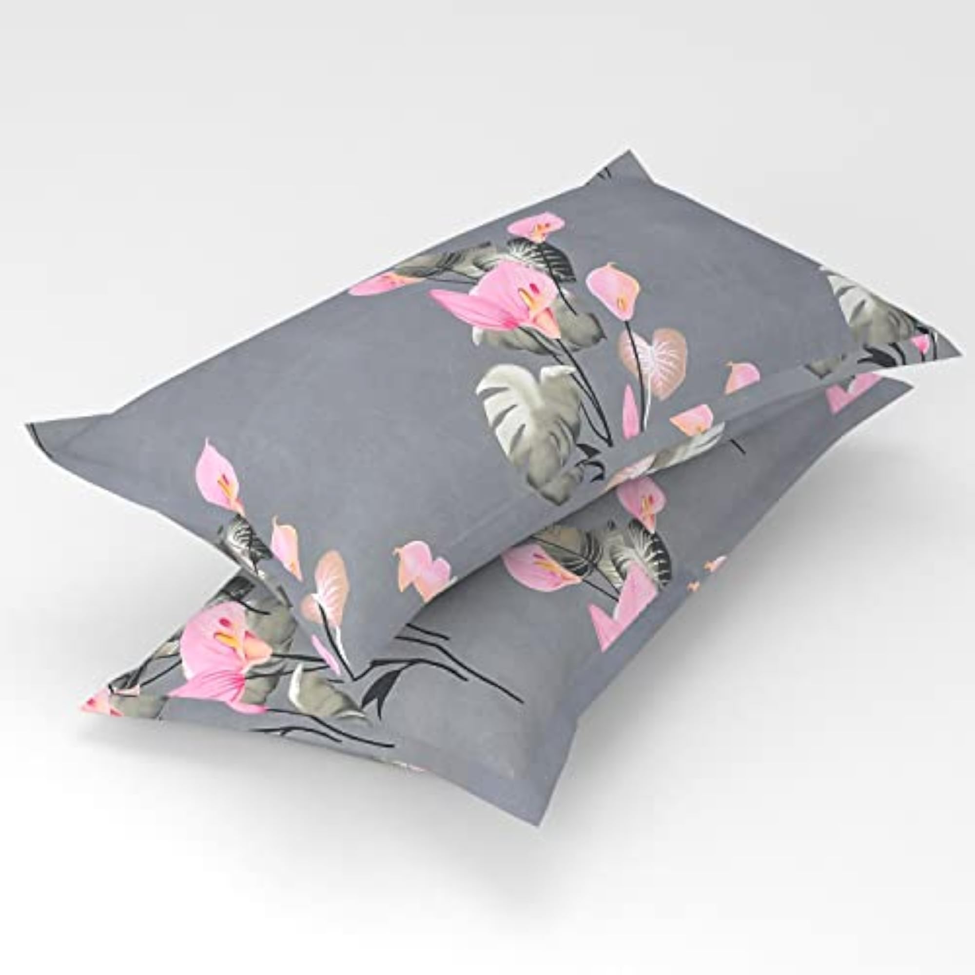 Valancia Collections Microfiber Bedsheet for Double Bed with 2 Pillow Covers