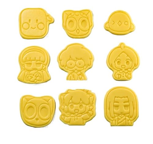 羅小黒戦記 クッキー型 かわいい シャオヘイ ムゲン ビスケット DIY 焼き型 キッチン お弁当 ベーキング 用品 製菓 家庭用 飾り デコレーション 映画 周辺 キャラクター (3個セット1) [並行輸入品]