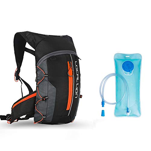 Local Lion 10L Mochila de Ciclismo Impermeable Ligero con Bolsa de Agua 2L Aire Libre