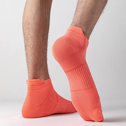 Tomily 6 Pairs Athletic Running Socks Soft Low Cut Ankle Compression Socks For Men Womens (Large, Mix Color(6 Pairs)) #TOP5