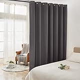 Rose Home Fashion Privacy Room Divider Curtain 10ft Wide x 8ft Tall: No one can See Through, Total...