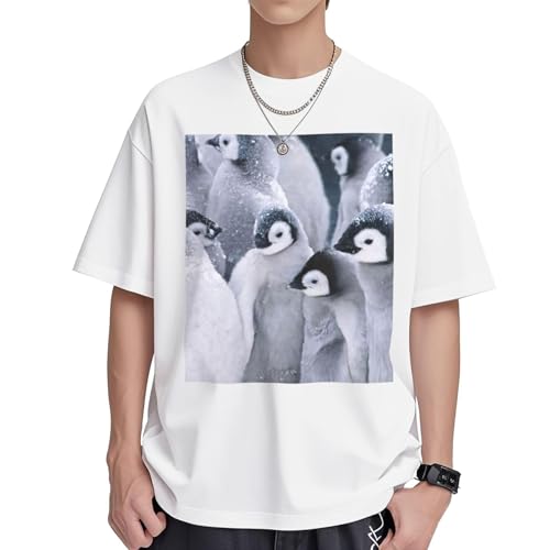 T-shirt pingouin femme coton de qualité supérieure coupe tunique fluide