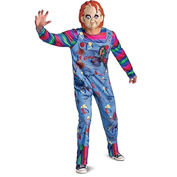 Disguise Child's Play Adult Chucky Deluxe Fancy Dress Costume Medium