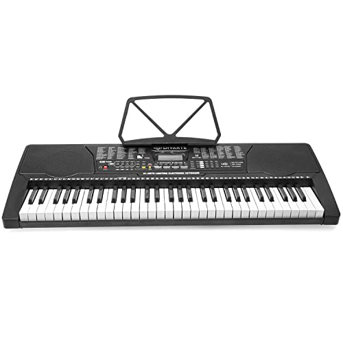 Synthétiseur arrangeur Divarte Synth’art 61 Deluxe avec haut-parleurs intégrés Piano numérique 61 Touches avec LED, 255… - Les Beatles, Paul McCartney, John Lennon, RIngo Starr, George Harrison Synthétiseur arrangeur Divarte Synth'art 61 Deluxe avec haut-parleurs intégrés Piano numérique 61 Touches avec LED, 255… – Image 3