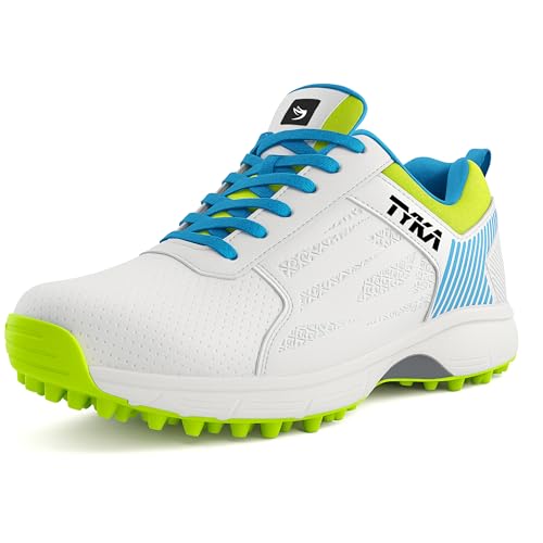 Image of TYKA Velocity Plus Cricket Shoes | Professional Rubber Stud Cricket Footwear for Men