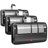 GONAT Universal Garage Door Opener Remote with Visor Clip, for LiftMaster/Chamberlain/Craftsman Door Opener, Suitable for 5 Color Learn Buttons, 3 Pack