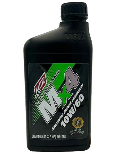 Klotz MX-4 TechniPlate 10W-60 Synthetic Motor Oil 1 Quart