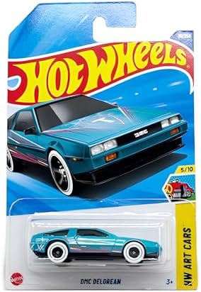 Carrinho Miniatura Hot Wheels DMC Delorean HW Art Cars - HYX59