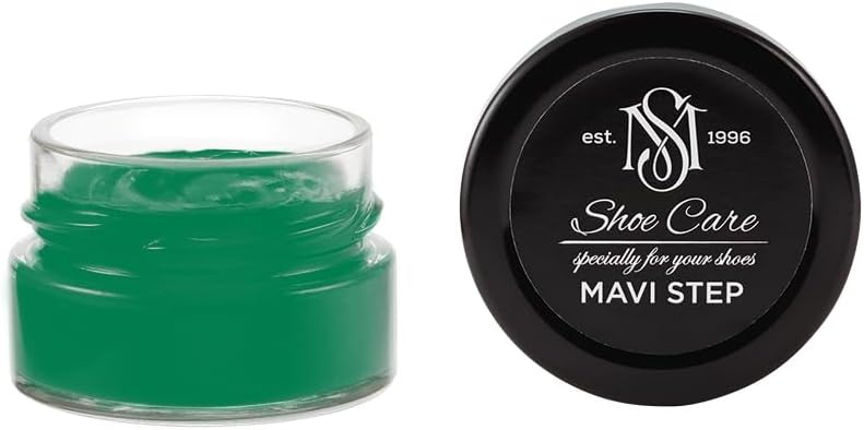 Universal Leather Dye - NCS S 3060-G Darkest Shamrock Green - High Coverage Leather Paint for Shoes, Bags, Canvas & Sneakers by MAVI STEP - 3.40 fl oz / 100 ml