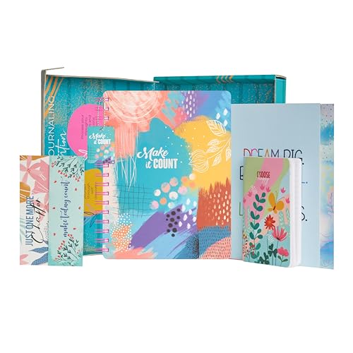 Image of Doodle I The B5 Happiness Undated Planner Kit I 250+ Stickers + Bookmarks + Pocket Planner with Premium Gift Box | Tear Away Note Cards & Quote Cards | Activity Pages | To do lists I 268 Pages I 80 GSM I Wiro Bound (Make it Count)