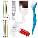 Air Conditioner Fin Cleaner Kit, AC Fin Comb Straightener & Condenser Coil Cleaning Brush, Split A/C